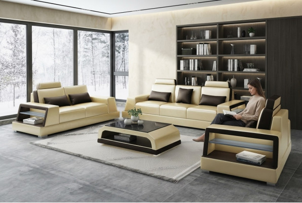 Design Couch Sofa Garnitur 3+2 Sitzer Sitz Polster Sofas Couchen Garnituren Neu