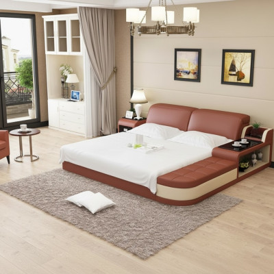 Wohnzimmer Polstergarnitur Ledersofa Couch Sitz Polster Garnituren 3+2+2 Sofa
