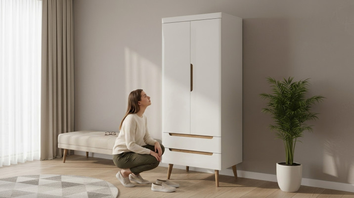 Mehrzweck Regale 80cm Schrank Regal Aufbewahrungs Kleiderschrank