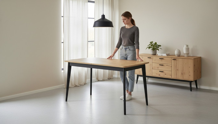 Moderner Holztisch Esstisch Tisch Holz Tische Ess Zimmer Ausziehbar