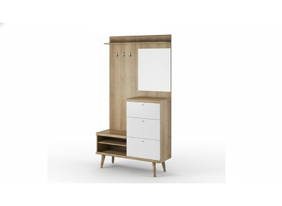 Garderobe Flur Garderoben Hängeaufbewahrung Wand Türgarderoben & Haken Garnitur