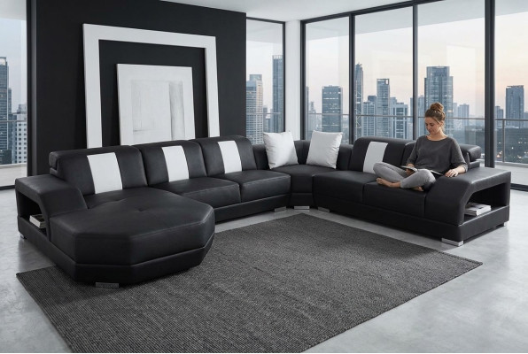 Entdecken Sie zeitlose Eleganz Unser modernes U-förmiges Sofa Modern Design