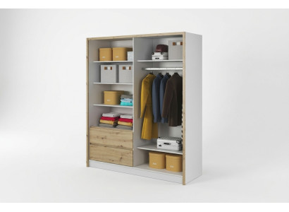 Mehrzweck Regale Schrank Garderobe Regal Aufbewahrungs Kleiderschränke 180cm Neu