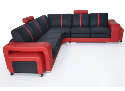 Design Eck Couch mit USB Polster Sitz Landschaft Garnitur Modern Möbel Sofas Neu