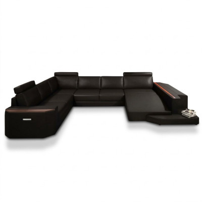 Elegantes U-förmiges Polstersofa Modernes Design für stilvolle Wohnräume