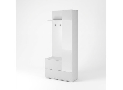 Garderobe Garderobenset Garderoben Schuhschrank Spiegel Paneel Flur