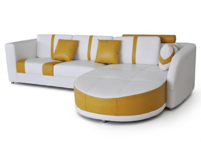 Couchgarnitur Modernes Sofa Sitzecke Leder Couch Polster Ecke Wohnlandschaft USB
