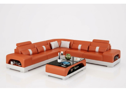 Moderne Eckgarnitur Ecksofa Eckcouch Wohnlandschaft L Form XXL Sofa mit USB Neu