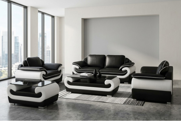 Wohnlandschaft Sofa mit USB Ecksofa Eckcouch Polster Garnitur Eck Ecke Sofas Neu