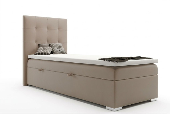 Luxus Boxspring Bett Hotel Betten Polster Funktion Bettkasten 90x200cm