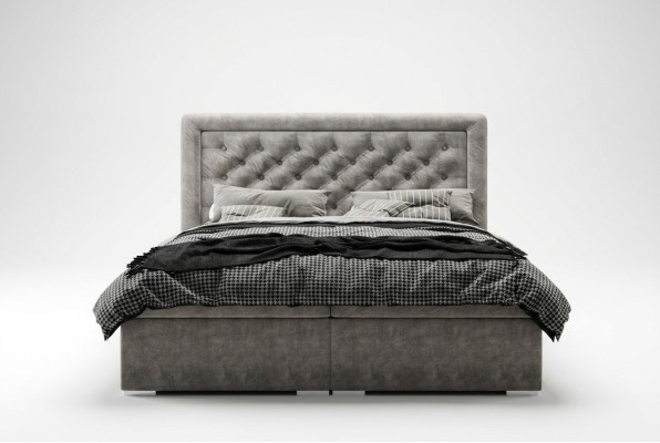 Schlafzimmer Chesterfield Boxspring Bett Doppel Betten Polster Kasten Funktion