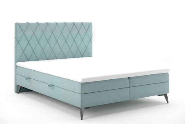 Chesterfield Boxspring Schlafzimmer Bett Doppel Betten Polster Kasten Funktion