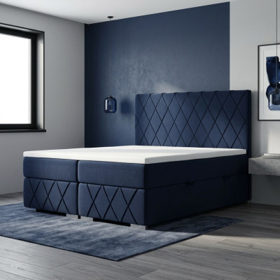 Bett Boxspring Komplett Set Doppel Matratze Topper Betten Funktion Kasten Hotel