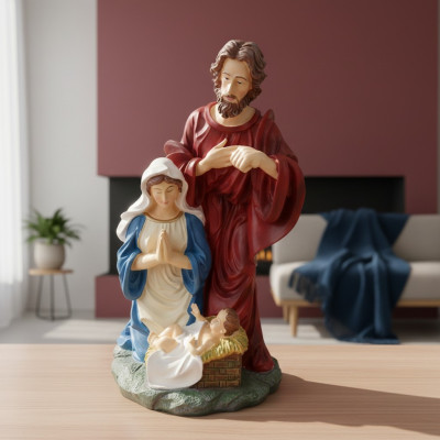 Maria und Josef Kind Jesus Figur Statue Figuren Skulpturen Statuen 82cm N82 Neu