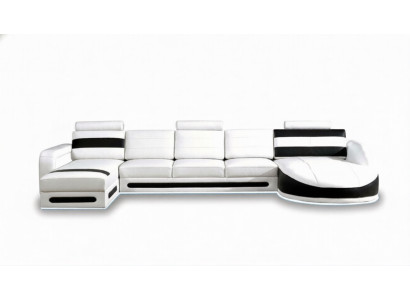 Wohnlandschaft Sofa Eckcouch Polster Garnitur Eck Ecke Sofas XXL Ecksofa mit USB