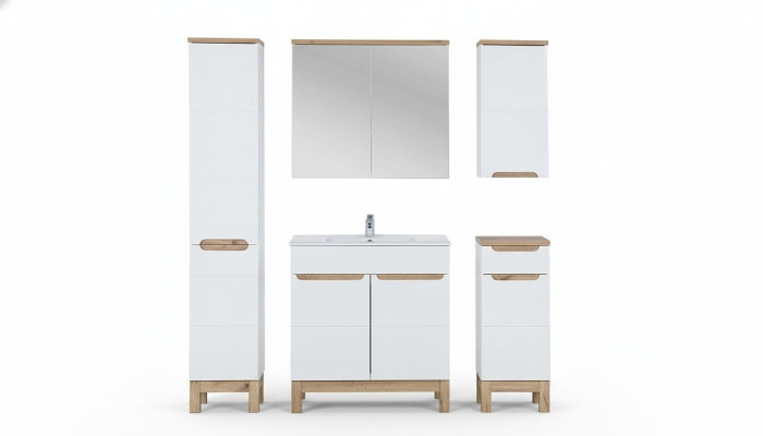 Badmöbelset Badezimmer Waschbecken Badmöbel Set 5tlg. Zimmer