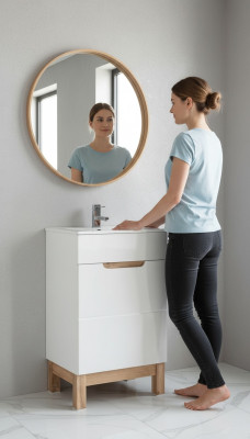 Waschbecken Schrank Regal Schränke 50cm Waschbecken Waschtisch