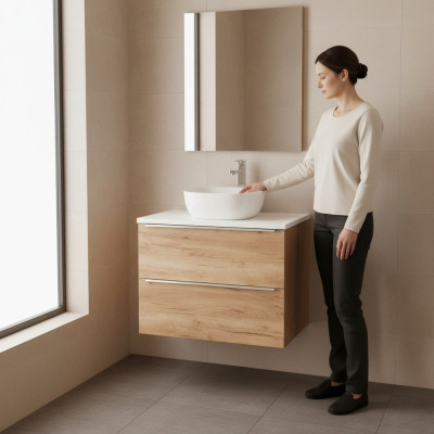 Badezimmer Becken Unterschrank Waschtische Luxus Waschbecken