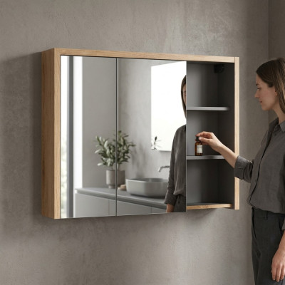 Spiegel Badspiegel Spiegelschrank Dekor Badezimmerspiegel Hängespiegel