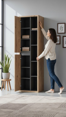 Hängeschrank Regal Hochschrank Schränke Schrank Badezimmer Möbel