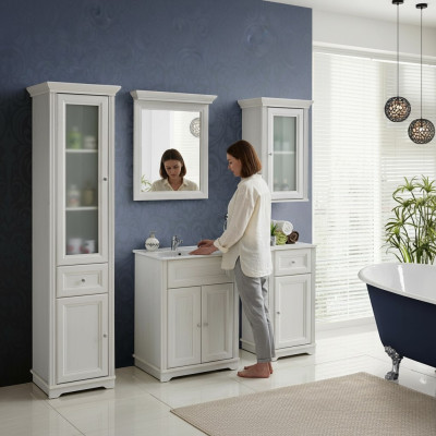 Badezimmer Design Badmöbel Sets Waschbecken Antik Stil neu Möbel