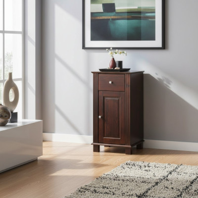 Badmöbel Regal Schrank Badezimmer Möbel Braune Schränke 46x36x83cm Holz Regale