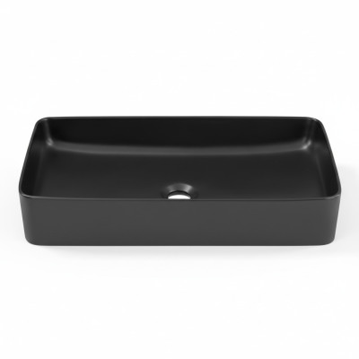 Schwarzer Keramik Aufsatz Tisch Platte Waschbecken Waschtisch