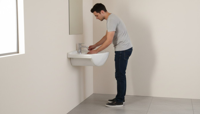 Keramik Waschtisch Waschbecken Dekorative Modern Aufsatzwaschtisch Weiß