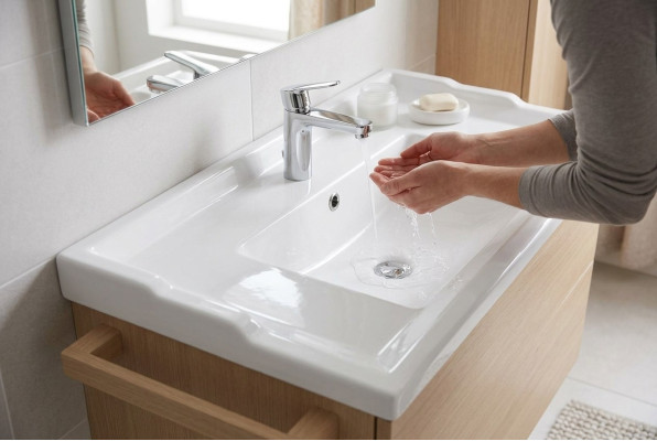 Keramik Waschtisch Waschbecken Aufsatzwaschtisch Deko Weiß Waschbecken