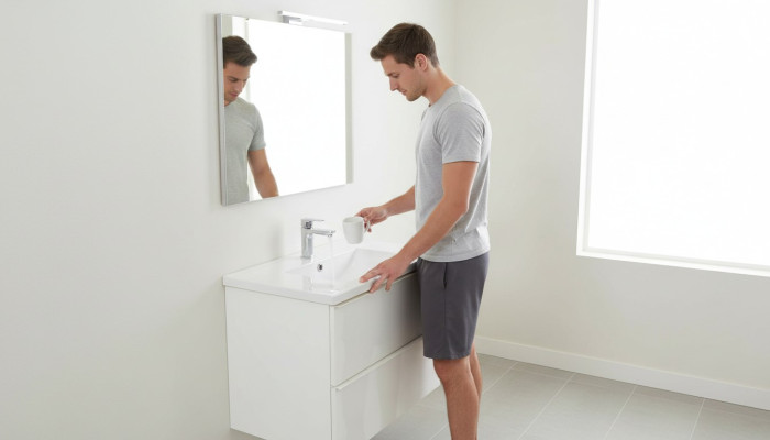 Keramik Waschtisch Waschbecken Einsatz Becken Weiß Waschbecken
