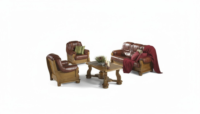 Sofagarnitur 3+1+1 Sitzer Klassischer Polster Wohnlandschaft Couchen Sofas Neu