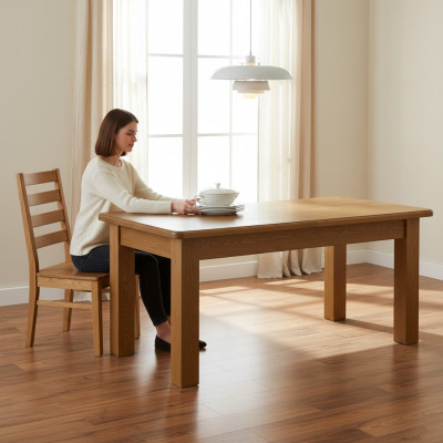 Esstisch 300/500 cm Küchentisch Restaurant Tisch Holz Esszimmer Tische