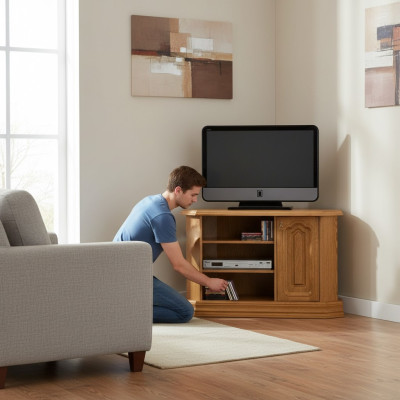RTV Antik Stil Kommode Fernseh Deko Barock Rokoko TV Hi Fi Schrank Luxus