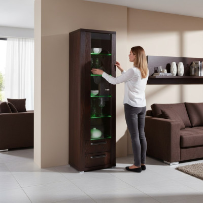 Vitrine Schrank Kommode Glas Regal Vitrinen Regale Holz Schränke