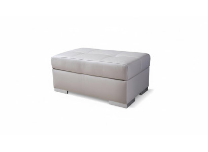 XXL Fußhocker Club Lounge Dekor Hocker Leder Textil Ottoman Designer Pufa