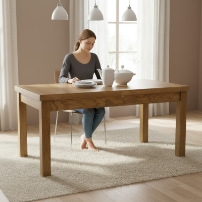 Edler Holztisch Wohnzimmer Tische Landhaus Stil Tisch Konferenztisch