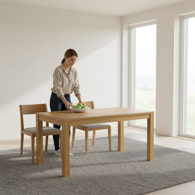 Design Esstisch Antik Stil Ess Tisch Moderne Tische Wohnzimmer Holz 160/220cm
