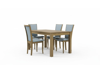 Tische Essgruppe Esszimmer Garnitur Stuhl Set Tisch Holz Essgarnituren