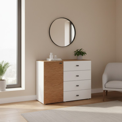 Kommode Vitrine Kommoden Vitrinen Kommodenschrank Anrichte Moderner Schrank NEU