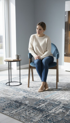 Set 2x Stuh Luxus Design Polster Massiv Holz Stühle Sitz Büro Office Esszimmer