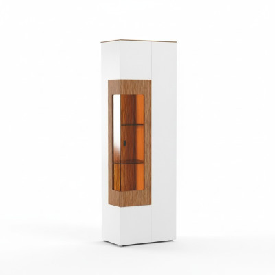 Vitrine Glas Schrank Wohnzimmer Schaufenster 1 trg. Vitrinen Hochschrank Modern