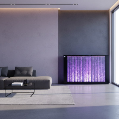 Bar Tisch Wasser Wand Bar Theke Beleuchtete Bartisch Bartheke Led Regal