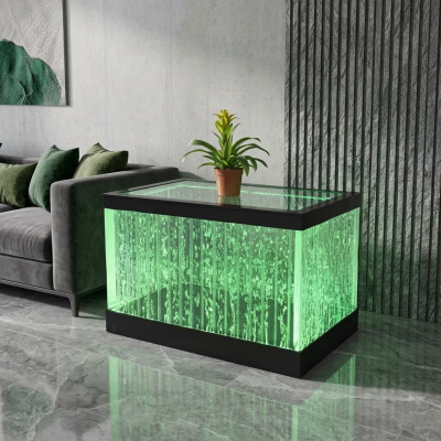 Design Tisch Couchtisch Wasser Säulen Säule Water Sofa Tische LED