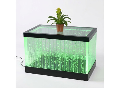 Design Tisch Couchtisch Wasser Säulen Säule Water Sofa Tische LED