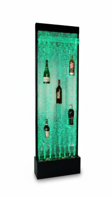 Wasser Wand Säule Water Wall Regal Bar Regal Schrank Möbel LED
