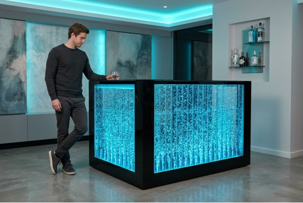 Bar Tisch Wasser Wand Bar Theke Möbel Beleuchtete Bartisch Bartheke