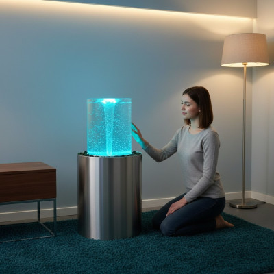 Lampen LED Stehleuchte Stehlampe Dekorativ Lampen Tisch Wassersäulen