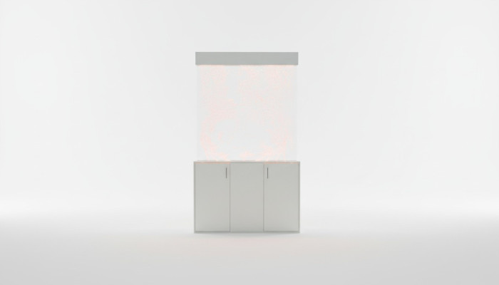 Trennwand Regal Schrank Wasserwand Dekorative Säule Wände Waterwall LED