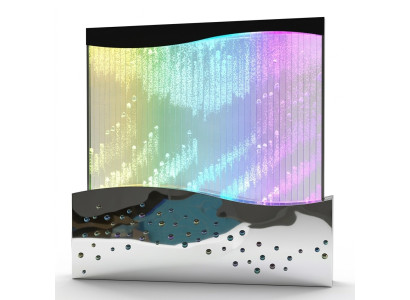 Wandpaneel Wasserblasen LED Wasserwand Designer Wasser Wand