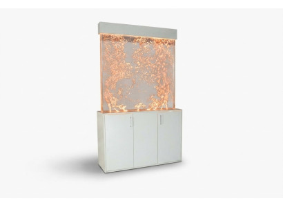 Wasser Wand Wall Säule mit Unterschrank Trennwand Ragal Vitrine